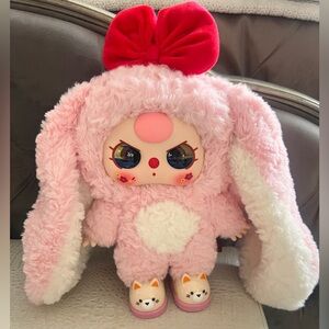 Baby Three 400% V1 Plush-Pink Bunny 🐰
